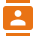ic contacts orange 18dp